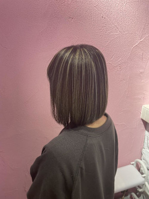 グレージュハイライト