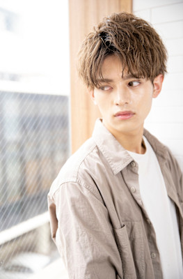 【小久保style】メンズカットツーブロックツイストウルフ