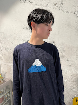 【 メンズ刈り上げセンターパート  】