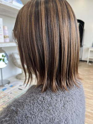 外ハネボブ／デザインカラー