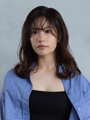 透明感アッシュブラウン