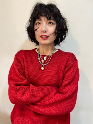 レトロなボブパーマ！