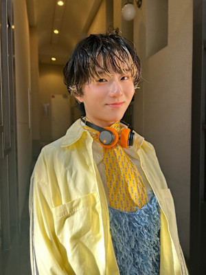 動きが出せるマッシュショート