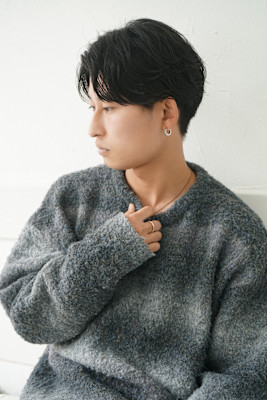 メンズ２WAYバングマッシュ