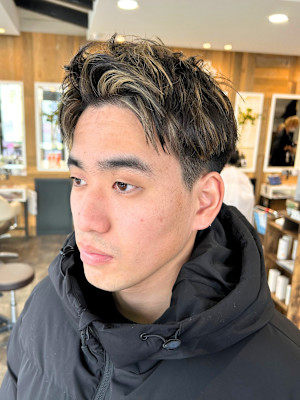 メンズ/縮毛矯正/白髪/髪質改善/ハイライト/ブリーチ