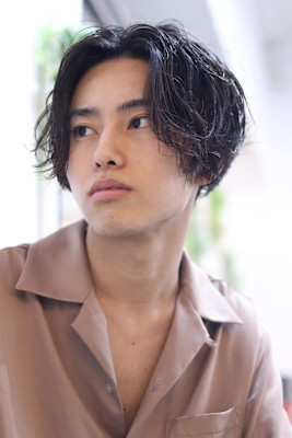 メンズパーマミックススタイル