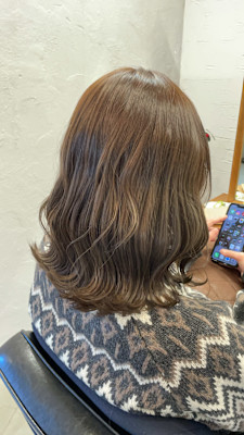 アディクシーカラーでオリーブグレージュ