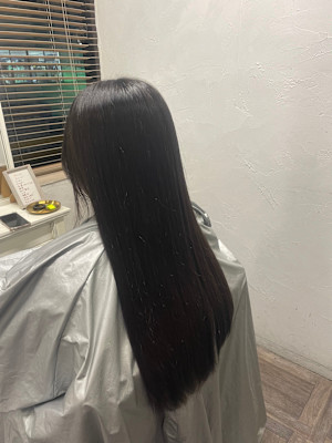 サラサラロングヘアー