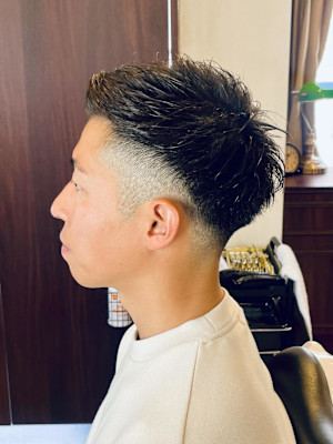 【30代男性】ロンドンショートツーブロック（大宮/バーバー）