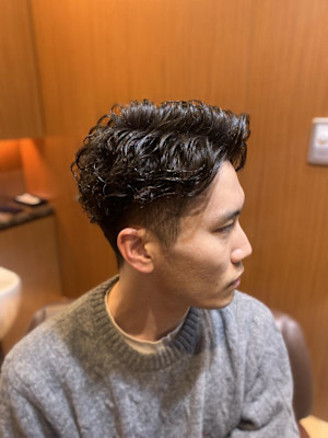 ビジネスウェーブパーマ