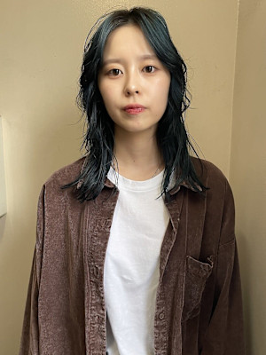 くすみgreen/青みgreen