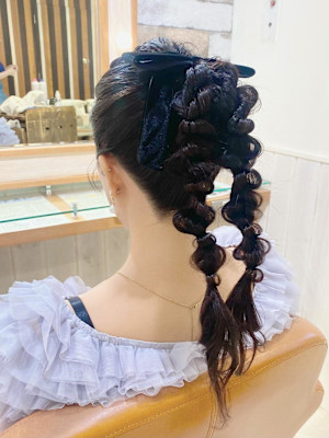 【Neolivekuta】編みおろしツインポニー【町田】