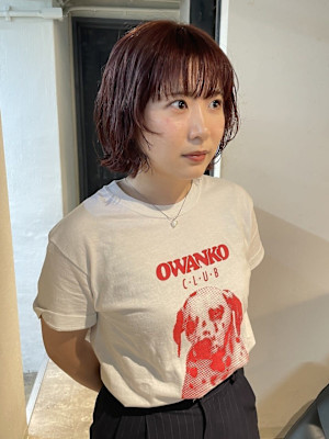 pink brown/ブリーチなしw color＿下北沢