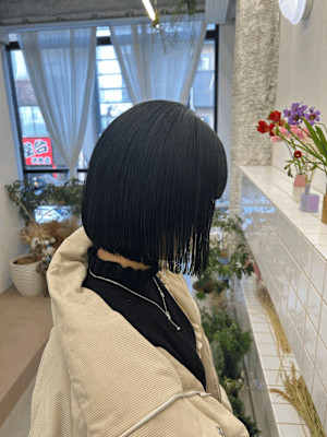 《花屋併設》ナチュラルボブ