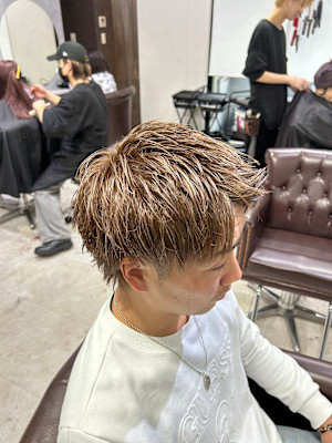 メンズハイライトベージュ