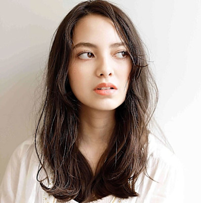 ワンレンロングベージュ