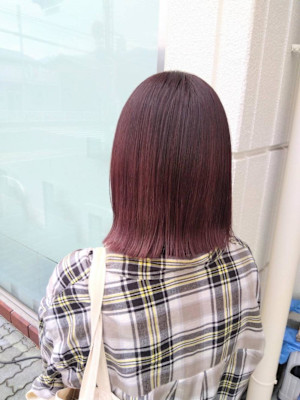 切りっぱなしボブ