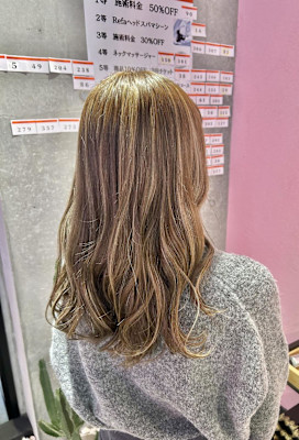 ベージュハイライト