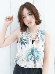 ヘルシーな外ハネボブ