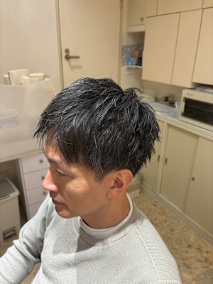 ナチュラルツーブロック