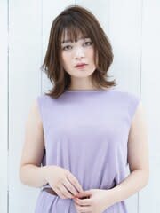 毛先弾むミディアム