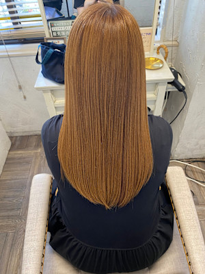 マロンベージュ×髪質改善トリートメント