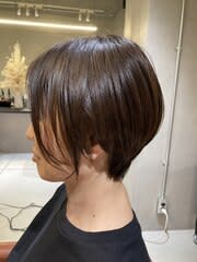 美人ショート×小顔ヘア