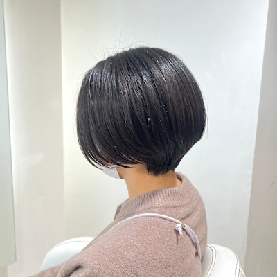 耳にもかけれる丸みショート♪