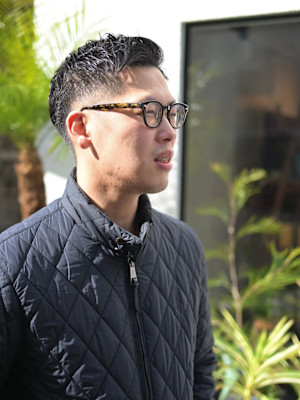 【渋髪】メンズ　フェードカット