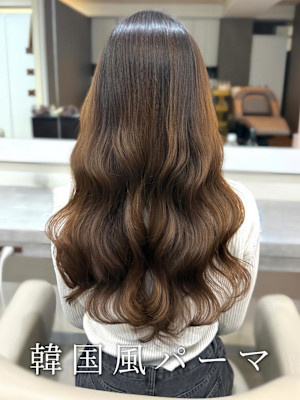 韓国風パーマ/コテ巻き風パーマ/デジタルパーマ
