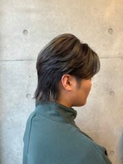 ウルフカット　ハイライト　メンズカット　代官山　中目黒　