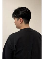 メンズパーマ　ツーブロック　センターパート　代官山　中目黒