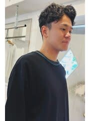 メンズパーマ　くせ毛　スパイラルパーマ　代官山　中目黒