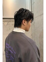 ニュアンスパーマ　ツーブロック　ウルフ　代官山　中目黒　渋谷