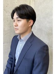 センターパート　ビジネススタイル　刈り上げ　代官山　中目黒