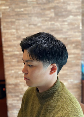 銀座 ナチュラル ツーブロック