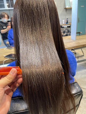 濃いめのアッシュと髪質改善トリートメント☆