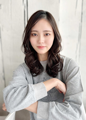 20代30代40代　黒髪レイヤーロング＃943