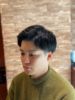 銀座 ナチュラル ツーブロック