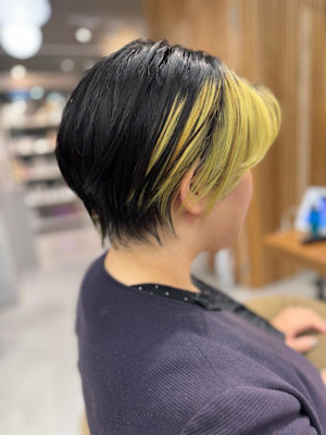 ハンサムショートボブ/前下がりボブショートヘア/小顔ショート