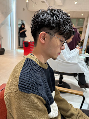 【 メンズワイルドマッシュ × ミックスパーマ  】