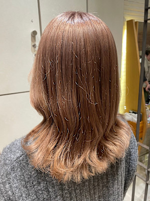 ラベンダーベージュミディアムレイヤー×小野ふゆり