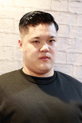 スキンフェード×ビジネスマン