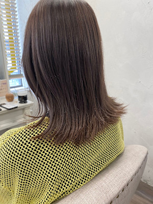 透明感抜群×パープルベージュ