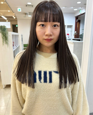 ブリーチなしオリーブベージュ質感再整トリートメント