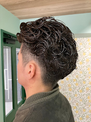 メンズ　パーマスタイル