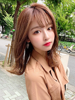 ウェーブミディアム/メルティカラー/レイヤー/似合わせカット