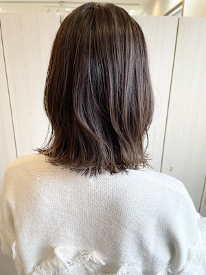 切りっぱなしボブ/外ハネ/ブランジュ