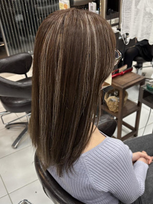 大人ハイライト/コントラスト/白髪ボカシ　錦糸町北口