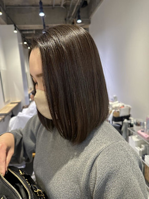 大串　ボブ　グレー　サブリミック